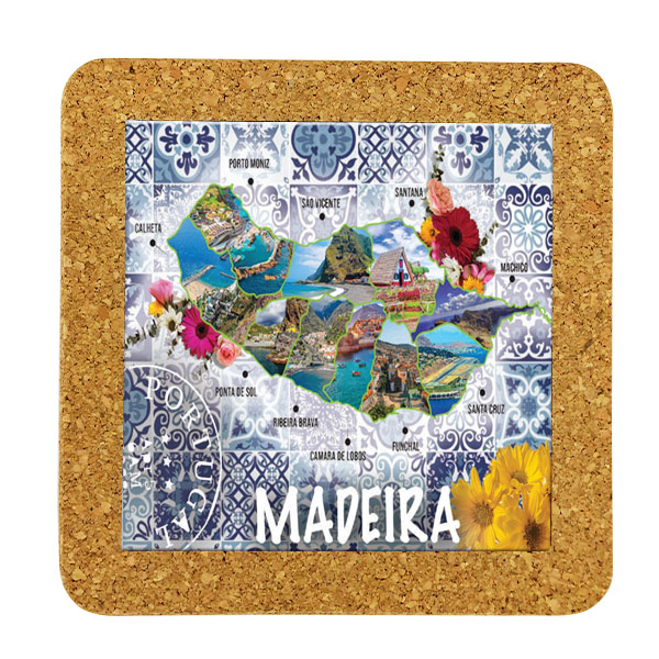 Tile 15cm in cork base