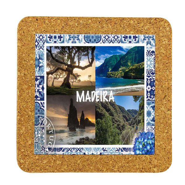 Tile 15cm in cork base