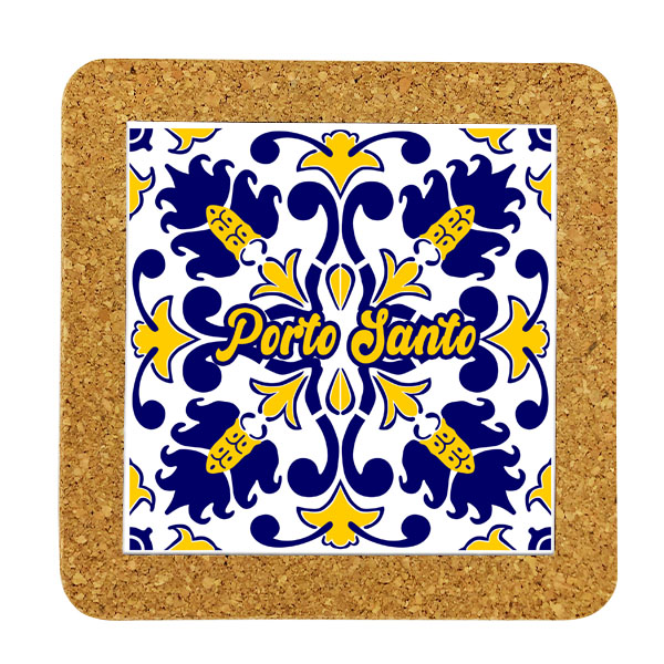 Tile 15cm in cork base