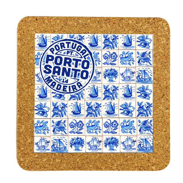 Tile 15cm in cork base