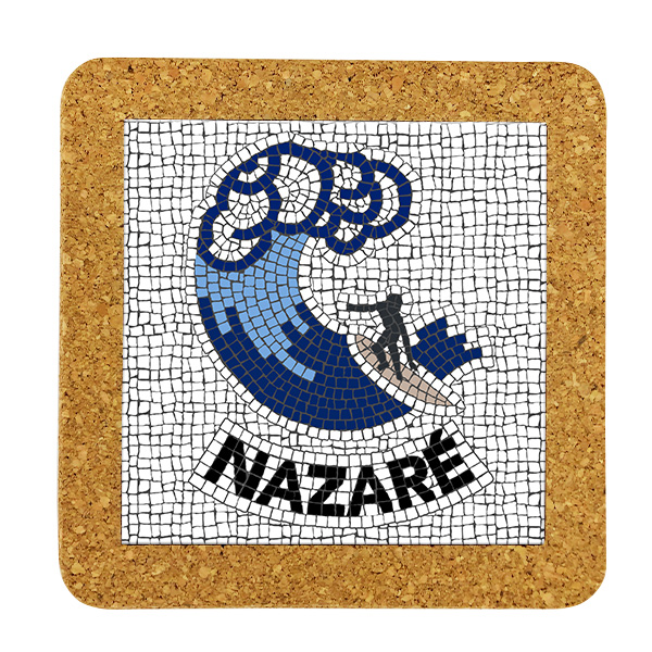 Tile 10cm in cork base