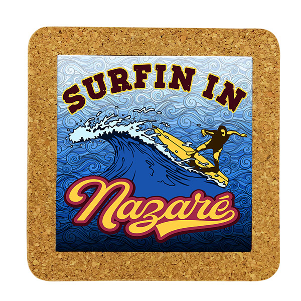 Tile 10cm in cork base