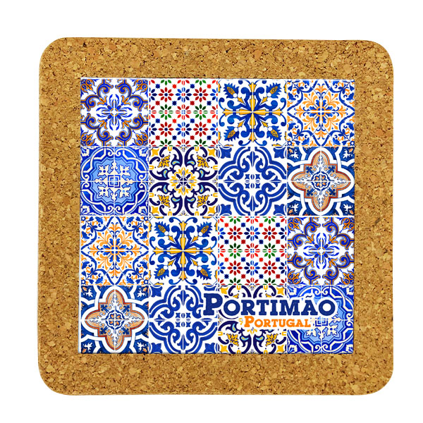 Tile 15cm in cork base