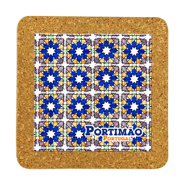 Tile 15cm in cork base