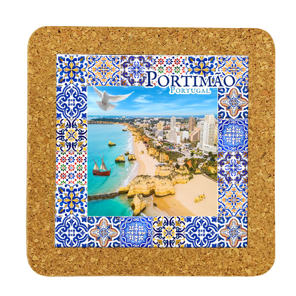 Tile 15cm in cork base