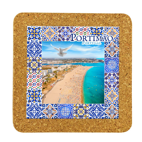 Tile 15cm in cork base
