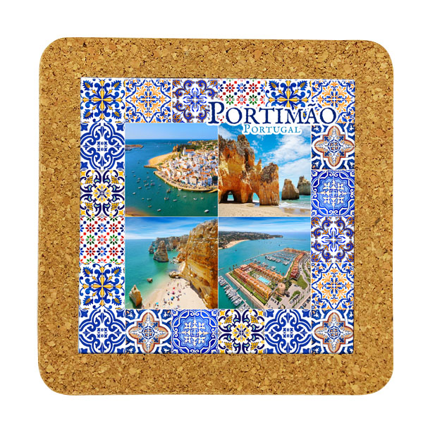 Tile 15cm in cork base