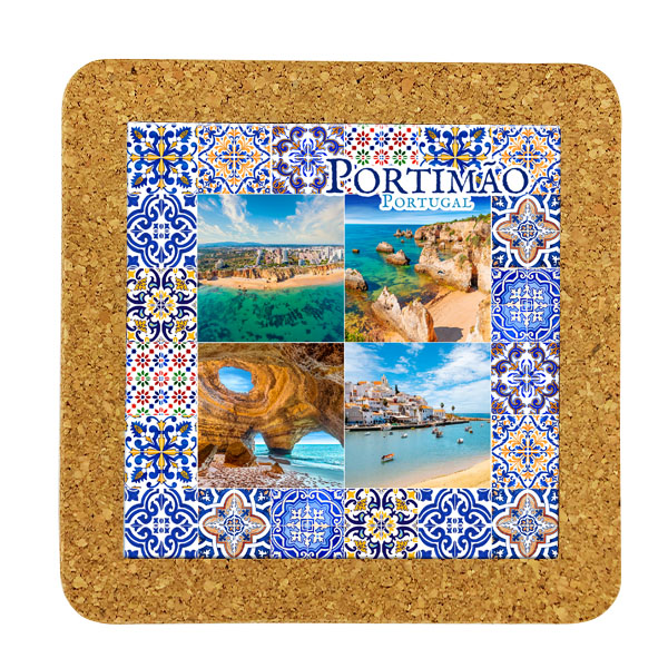 Tile 15cm in cork base