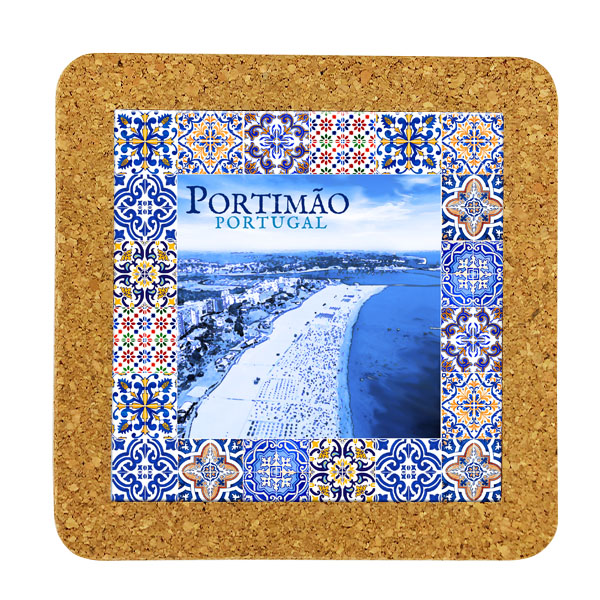 Tile 15cm in cork base