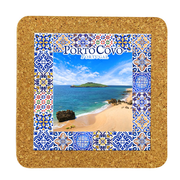 Tile 15cm in cork base