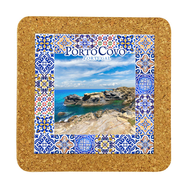 Tile 15cm in cork base