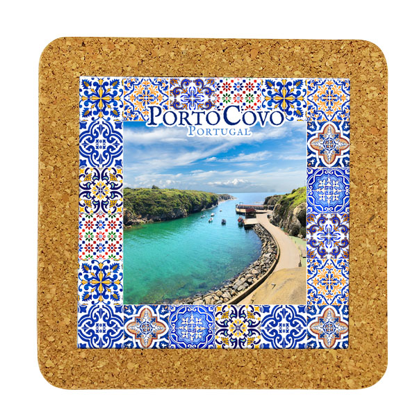 Tile 15cm in cork base