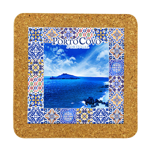 Tile 15cm in cork base