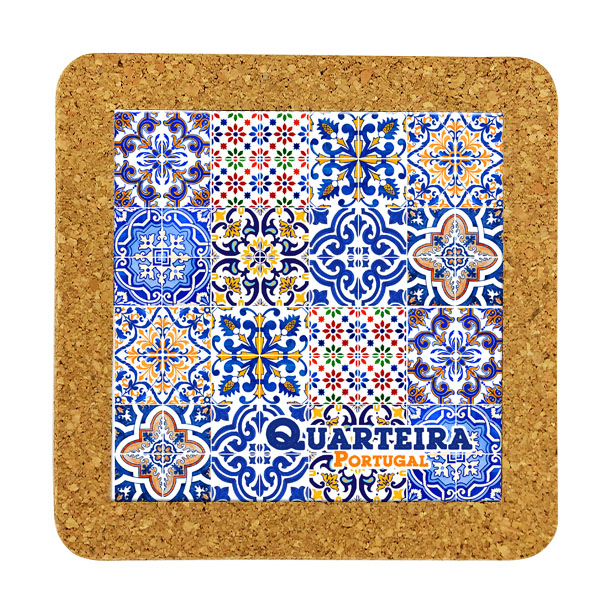 Tile 15cm in cork base