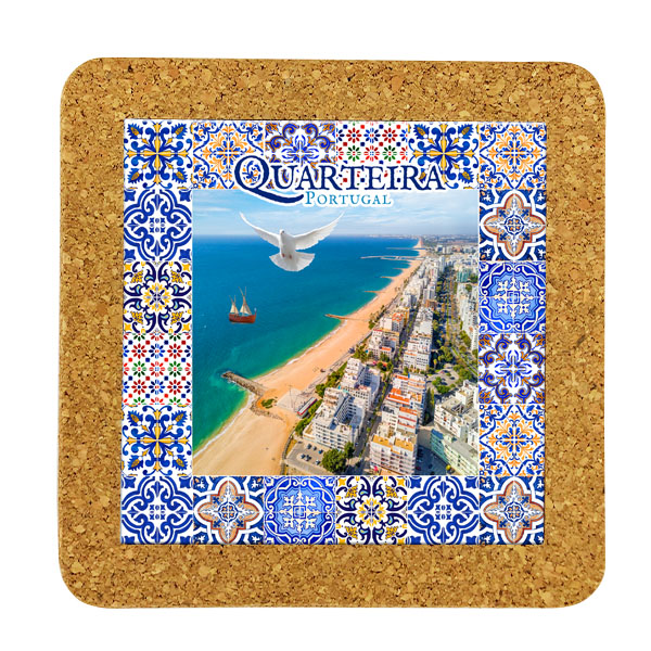 Tile 15cm in cork base