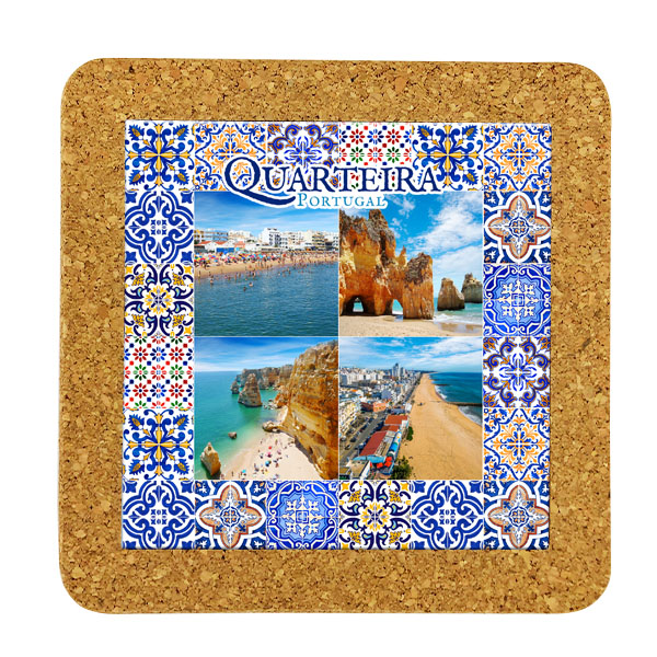Tile 15cm in cork base