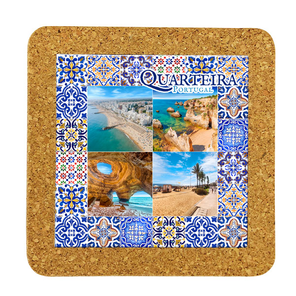 Tile 15cm in cork base