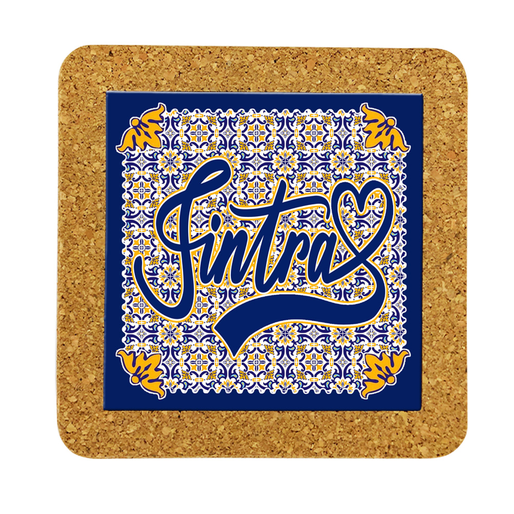 Tile 15cm in cork base