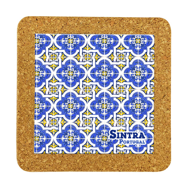 Tile 15cm in cork base