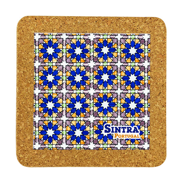 Tile 15cm in cork base