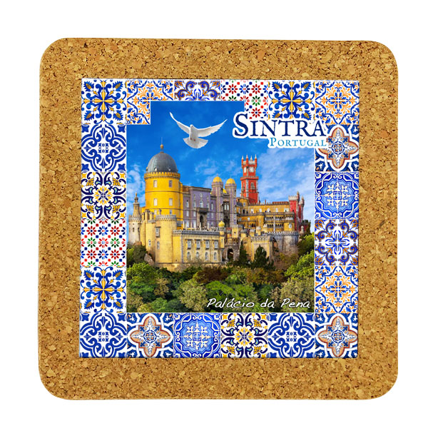 Tile 15cm in cork base