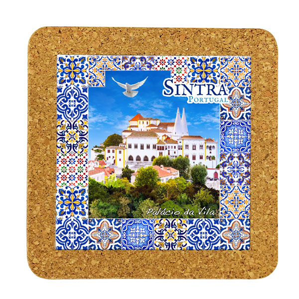 Tile 15cm in cork base