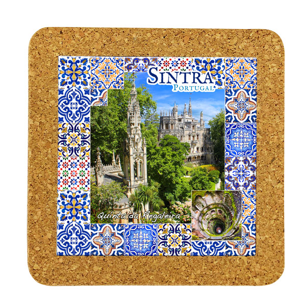 Tile 15cm in cork base