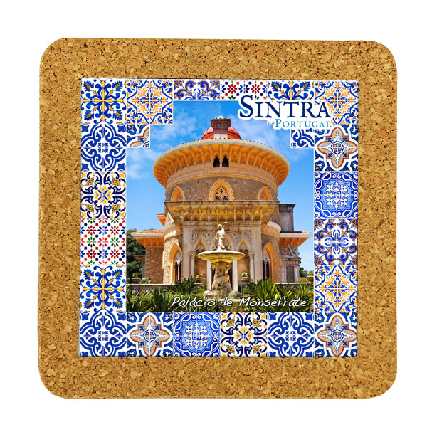 Tile 15cm in cork base