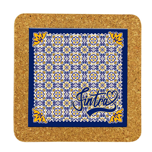 Tile 15cm in cork base