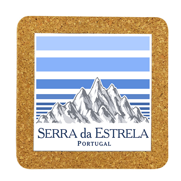 Tile 10cm in cork base