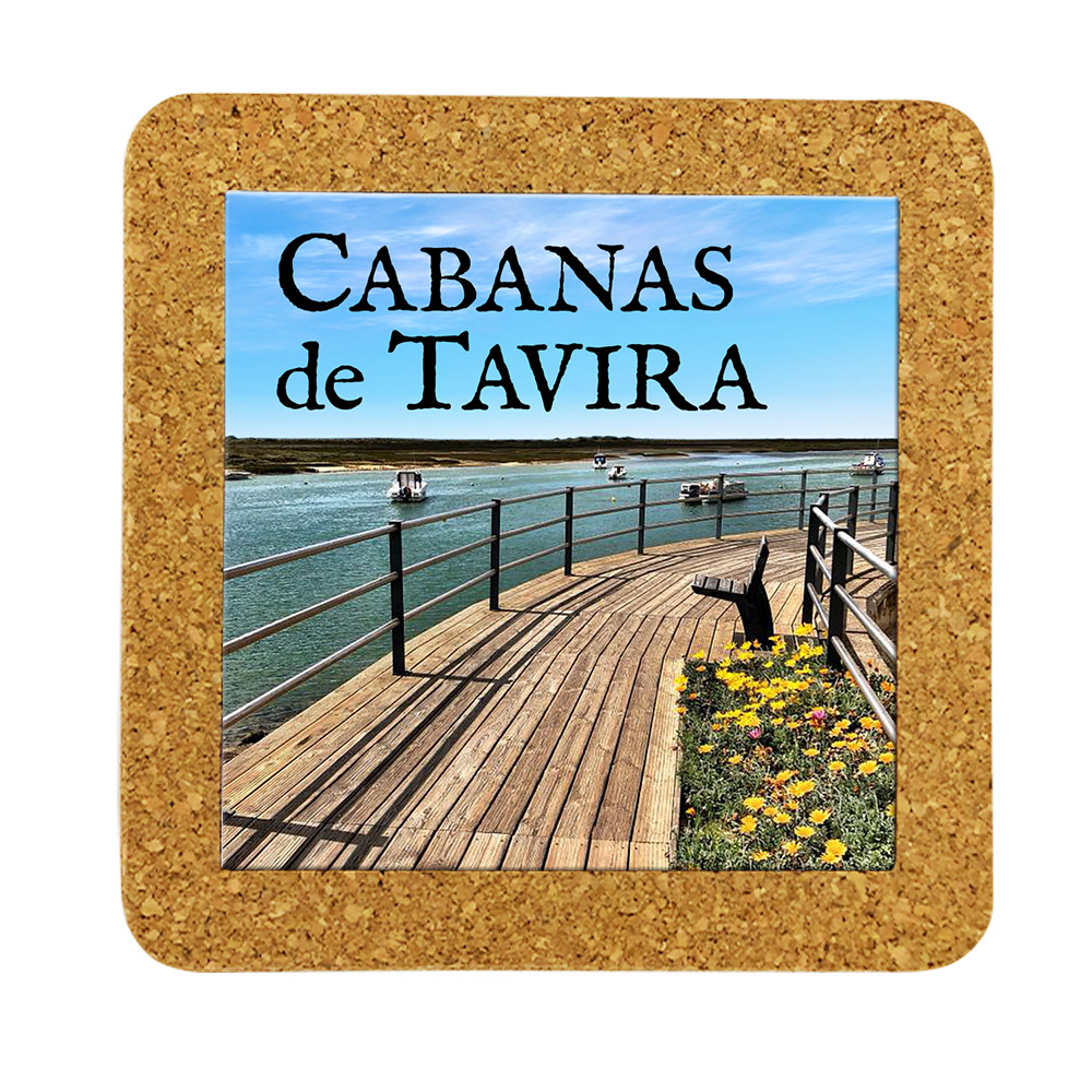 Tile 10cm in cork base
