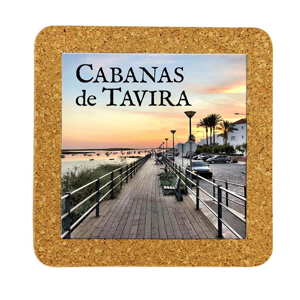 Tile 10cm in cork base