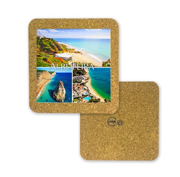 Tile 10cm in cork base