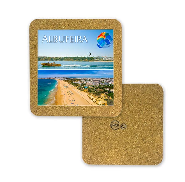 Tile 10cm in cork base