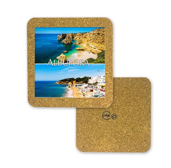 Tile 10cm in cork base