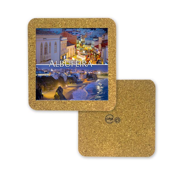 Tile 10cm in cork base