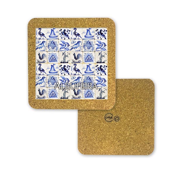 Tile 15cm in cork base