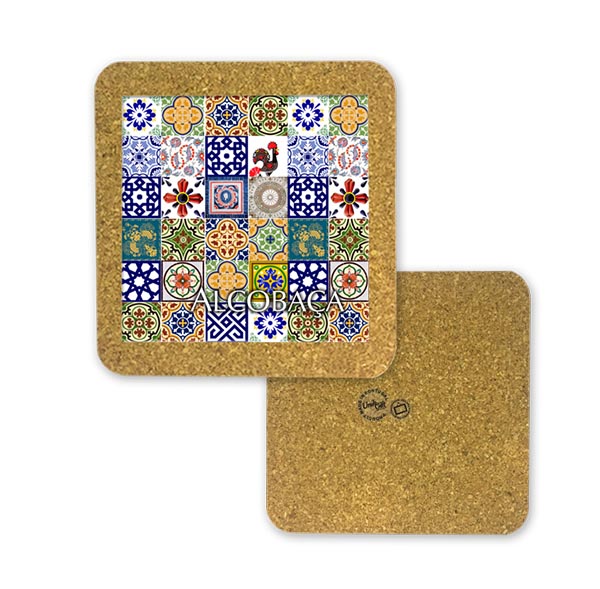 Tile 15cm in cork base