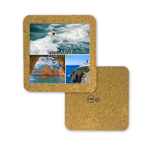 Tile 10cm in cork base