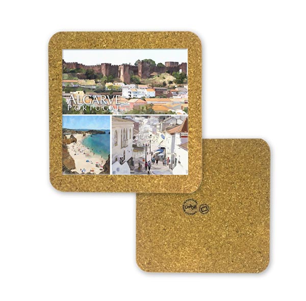 Tile 10cm in cork base