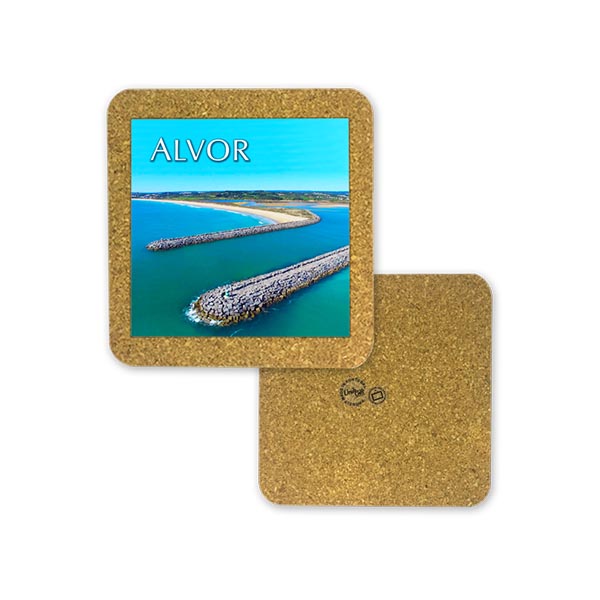 Tile 15cm in cork base