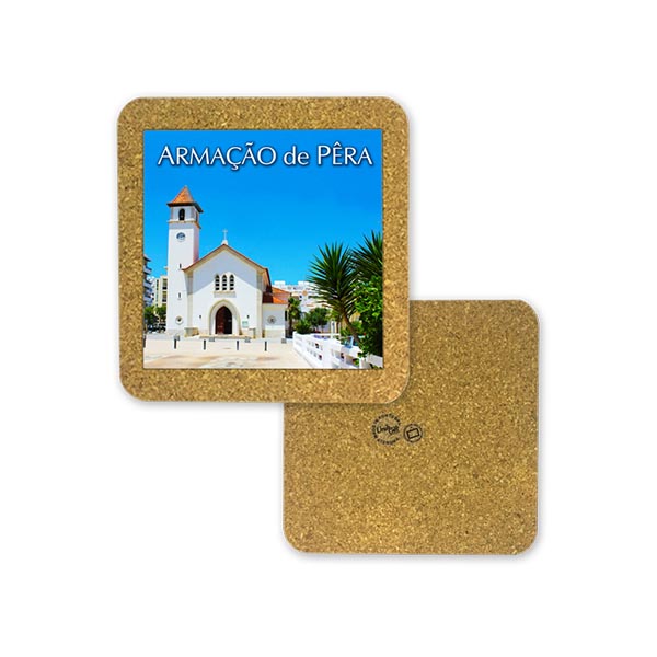 Tile 15cm in cork base