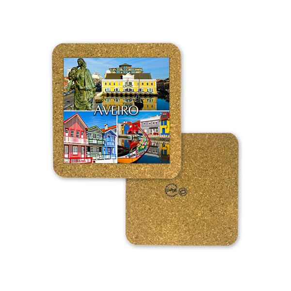 Tile 10cm in cork base