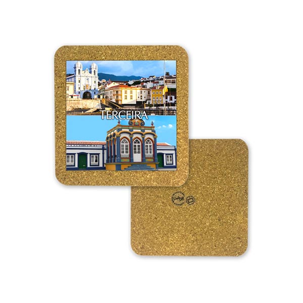 Tile 10cm in cork base - Terceira