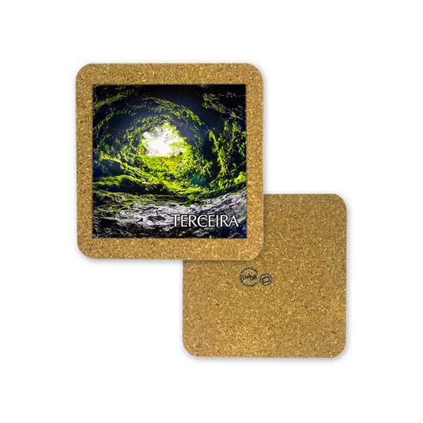 Tile 10cm in cork base - Terceira