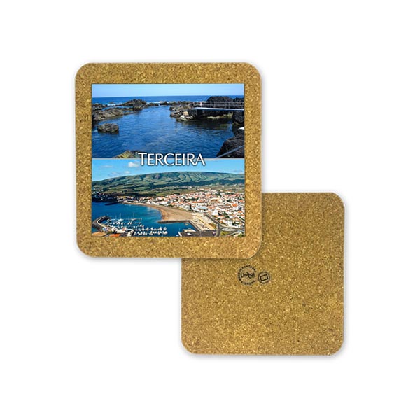 Tile 10cm in cork base - Terceira