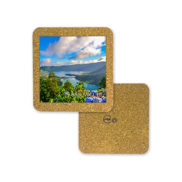 Tile 10cm in cork base - São Miguel