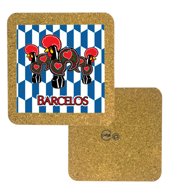 Tile 15cm in cork base