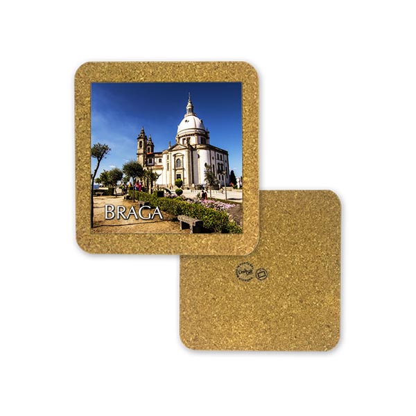 Tile 10cm in cork base