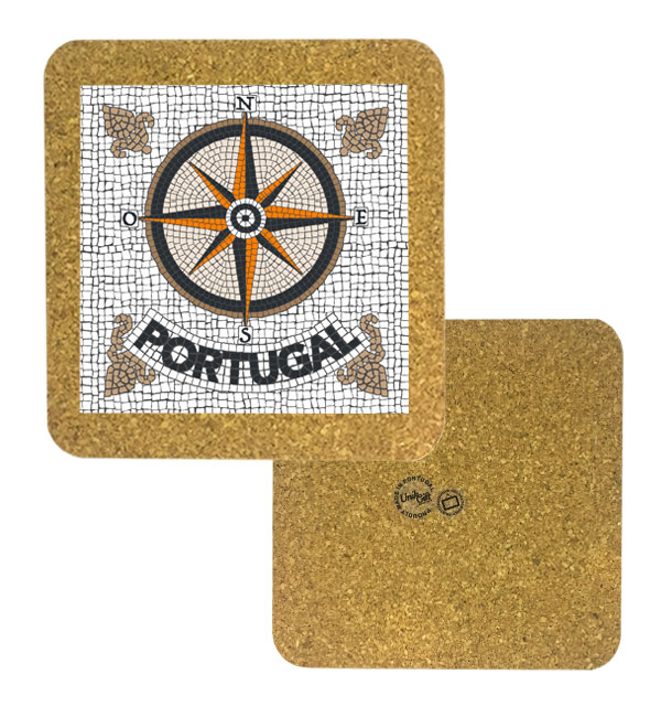 Tile 10cm in cork base